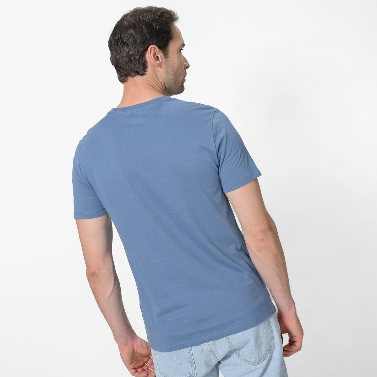 GAP - Camiseta Hombre con Logo de Algodón Gap