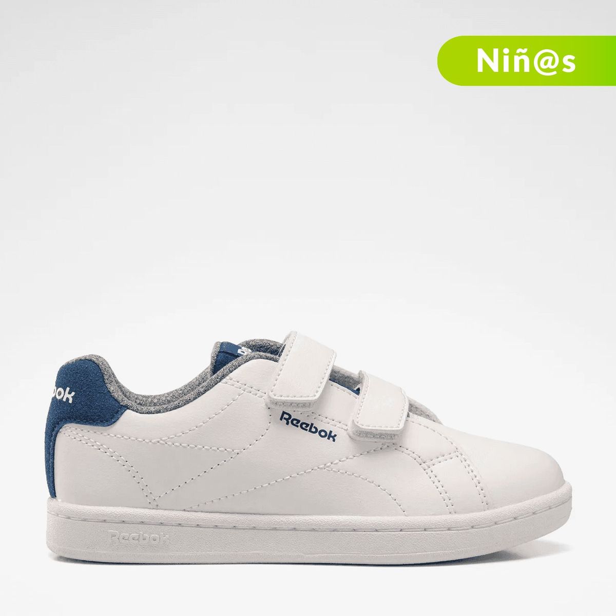 REEBOK - Tenis Reebok Rbk Royal Complete Cln Alt 2.0 para Niño con Velcro | Zapatillas Reebok Infantil Royal Complete Niño