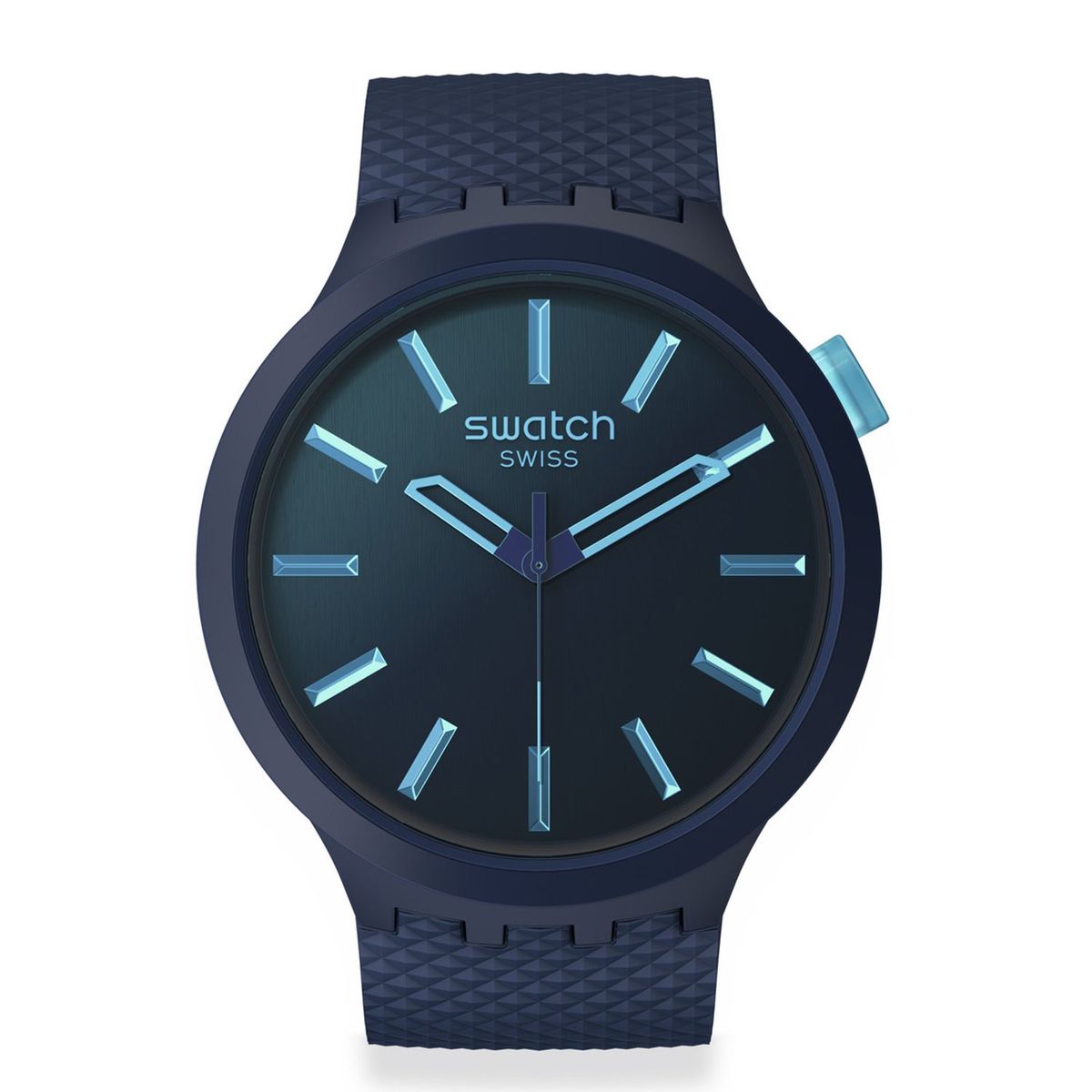 SWATCH - Reloj Swatch Unisex INDIGO GLOW. Reloj Plástico Azul SB05N113