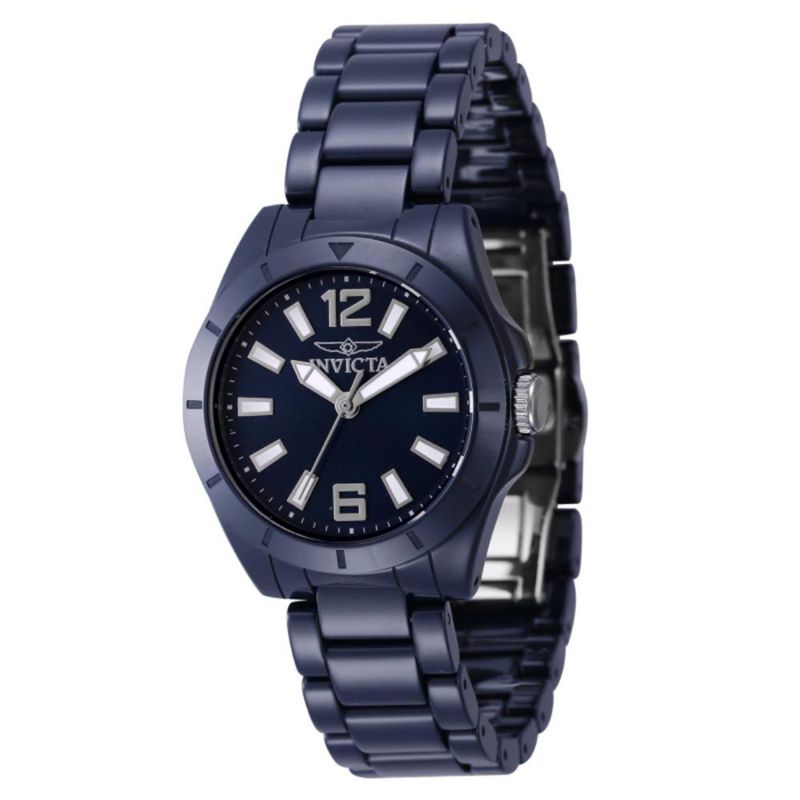 INVICTA - Reloj Invicta para Mujer Ceramics . Reloj Análogo Cerámica Azul
