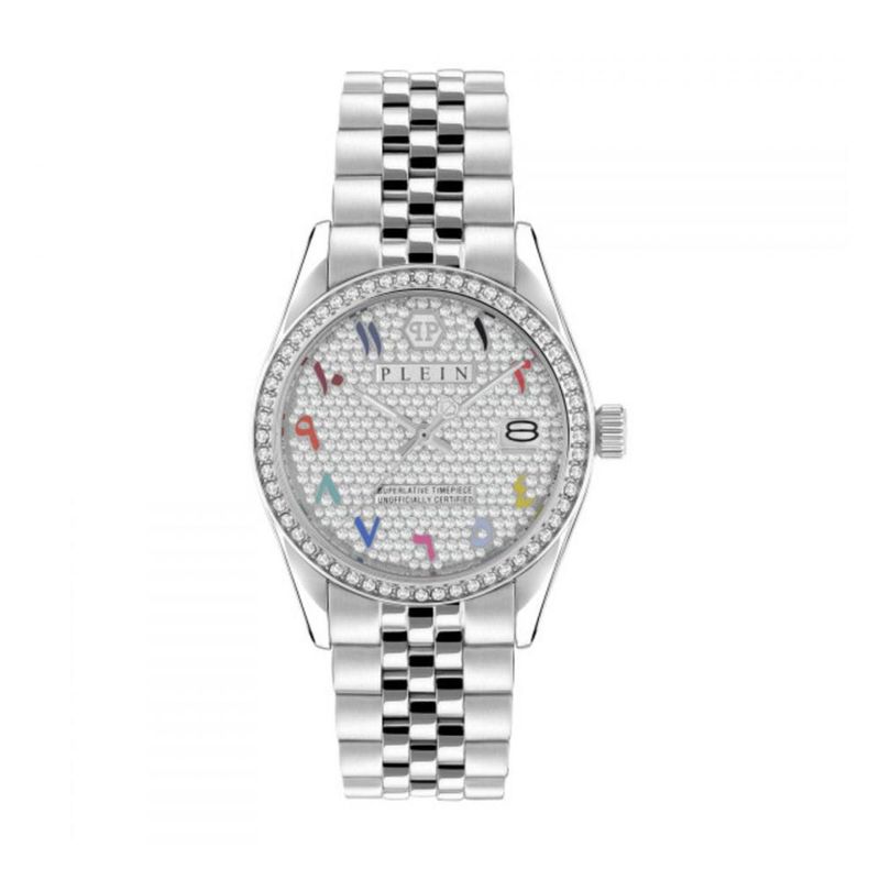 PHILIPP PLEIN - Reloj Philipp Plein para Mujer Street Couture . Reloj Análogo Acero inoxidable Plateado