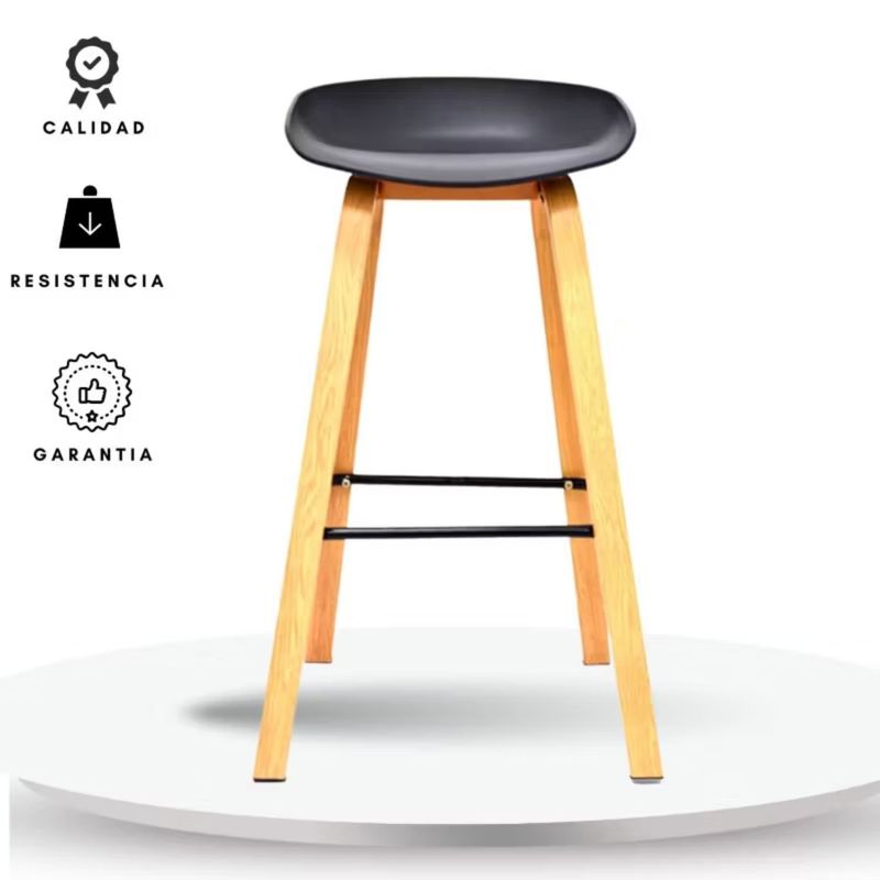 EKONOMODO - Silla de Bar con Patas de Acero 94 x 41 x 31 cm Ekonomodo 