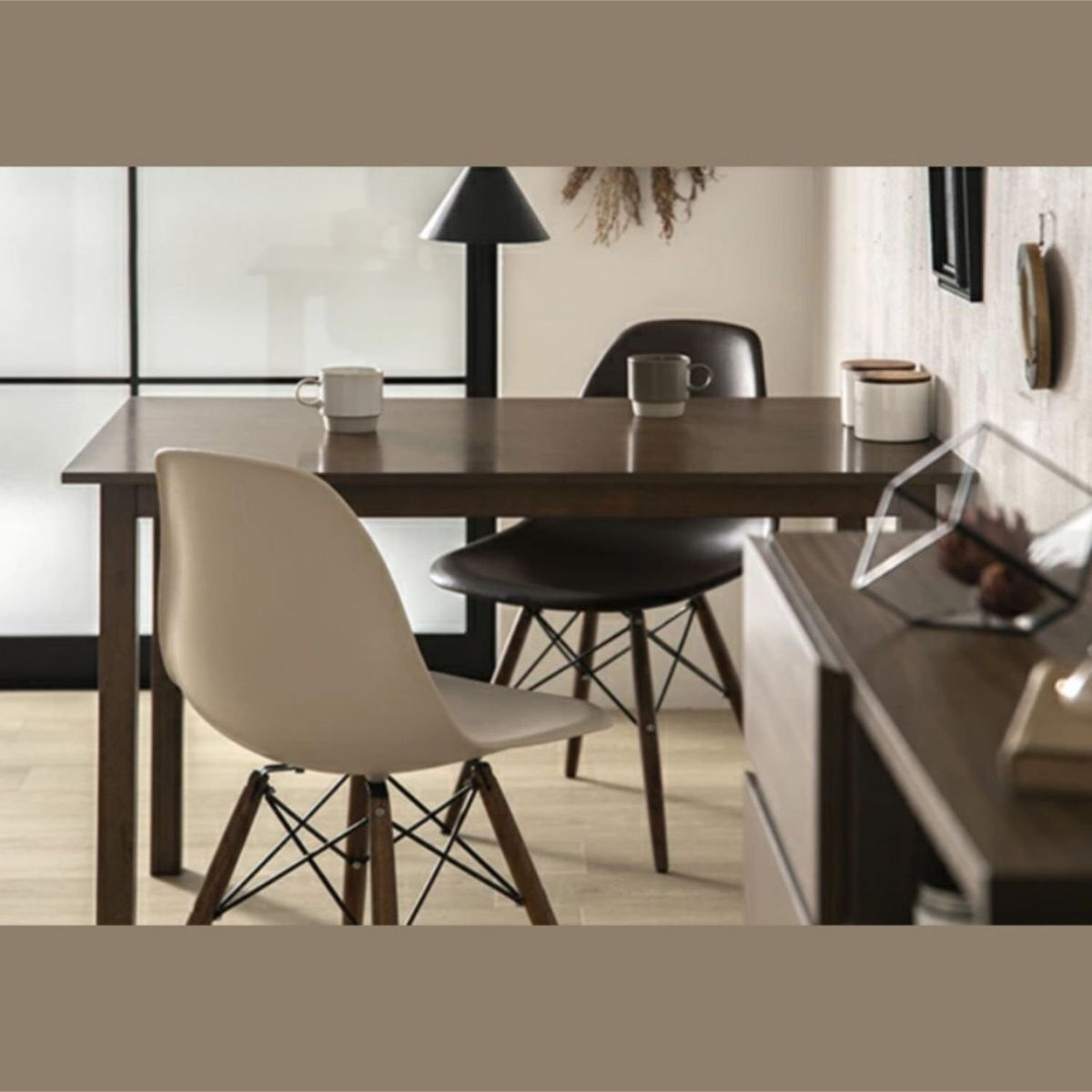 EKONOMODO - Set X4 Silla de Comedor en Polipropileno con Patas de Madera 83 x 48 x 53 cm  Ekonomodo 