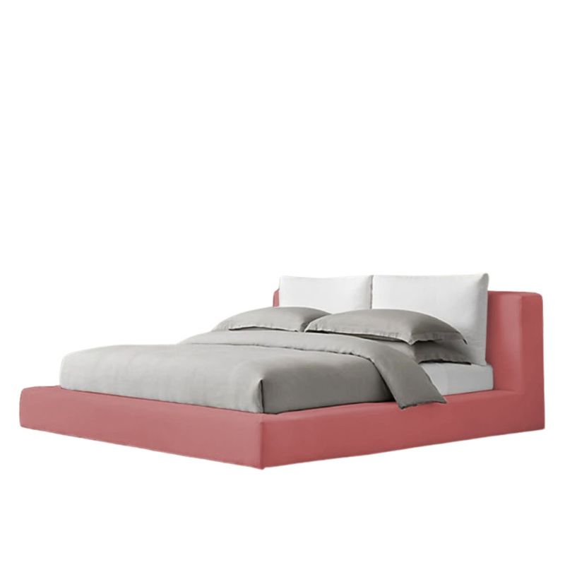 EKONOMODO - Colchón con Base Cama  Semidoble Firmeza Media Ortopédico con Pillow Resortado 120 x 190 cm  + Cabecero Combo Ekonomodo  - 0% Interés a 3 Cuotas Pagando con tu CMR Banco Falabella