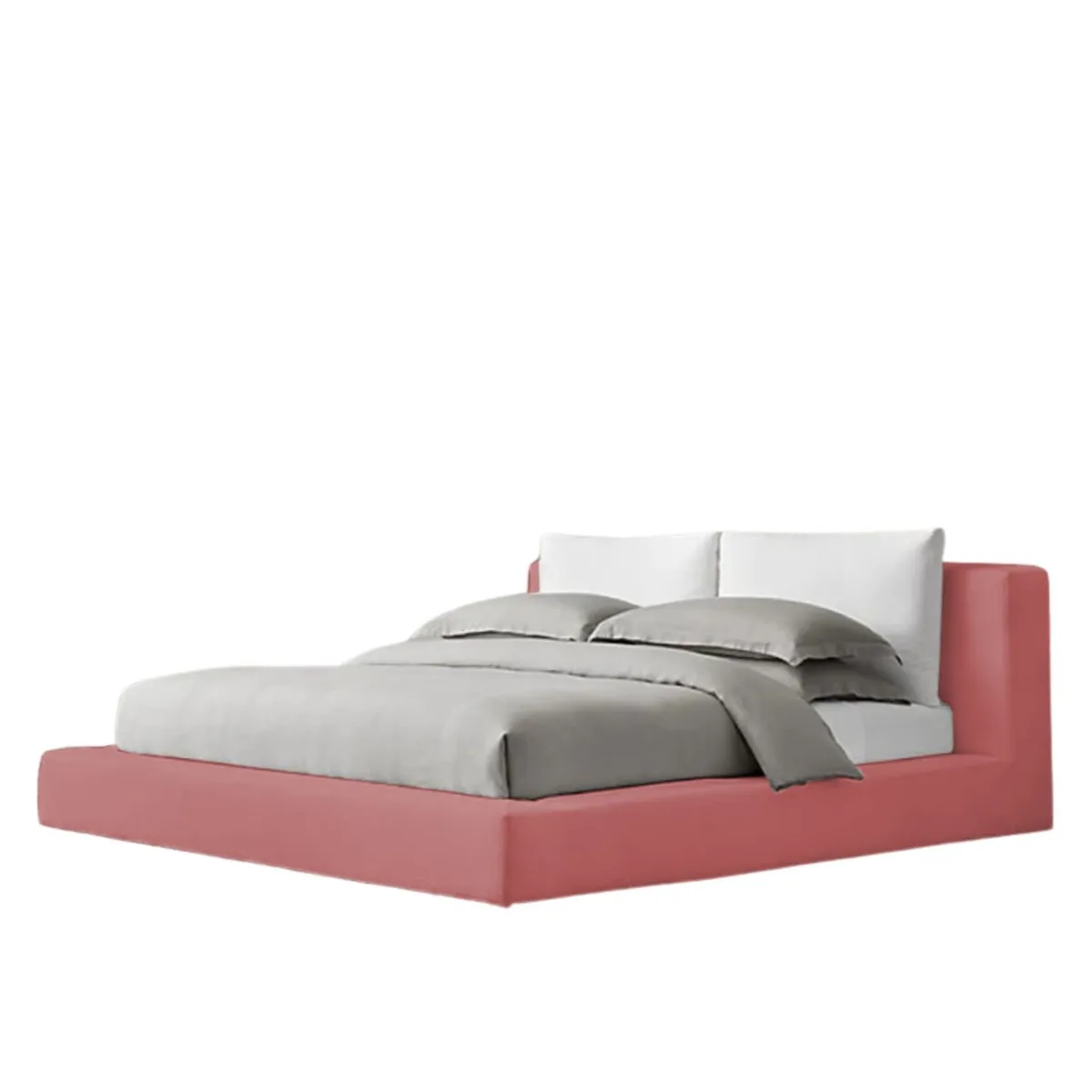 EKONOMODO - Colchón con Base Cama  King Firmeza Media Ortopédico con Pillow Resortado 200 x 200 cm  + Cabecero Combo Ekonomodo 