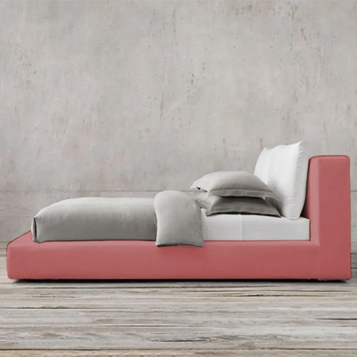 EKONOMODO - Colchón con Base Cama  King Firmeza Media Ortopédico con Pillow Resortado 200 x 200 cm  + Cabecero Combo Ekonomodo 