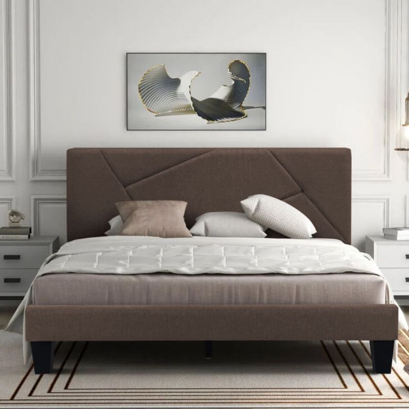 EKONOMODO - Colchón con Base Cama  Queen Firmeza Media Ortopédico Doble Cara Resortado 160 x 190  + Cabecero Combo Ekonomodo  - 0% Interés a 3 Cuotas Pagando con tu CMR Banco Falabella