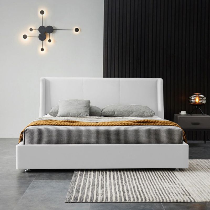 EKONOMODO - Colchón con Base Cama  Queen Firmeza Media Ortopédico con Pillow Resortado 160 x 190  + Cabecero Combo Ekonomodo  - 0% Interés a 3 Cuotas Pagando con tu CMR Banco Falabella