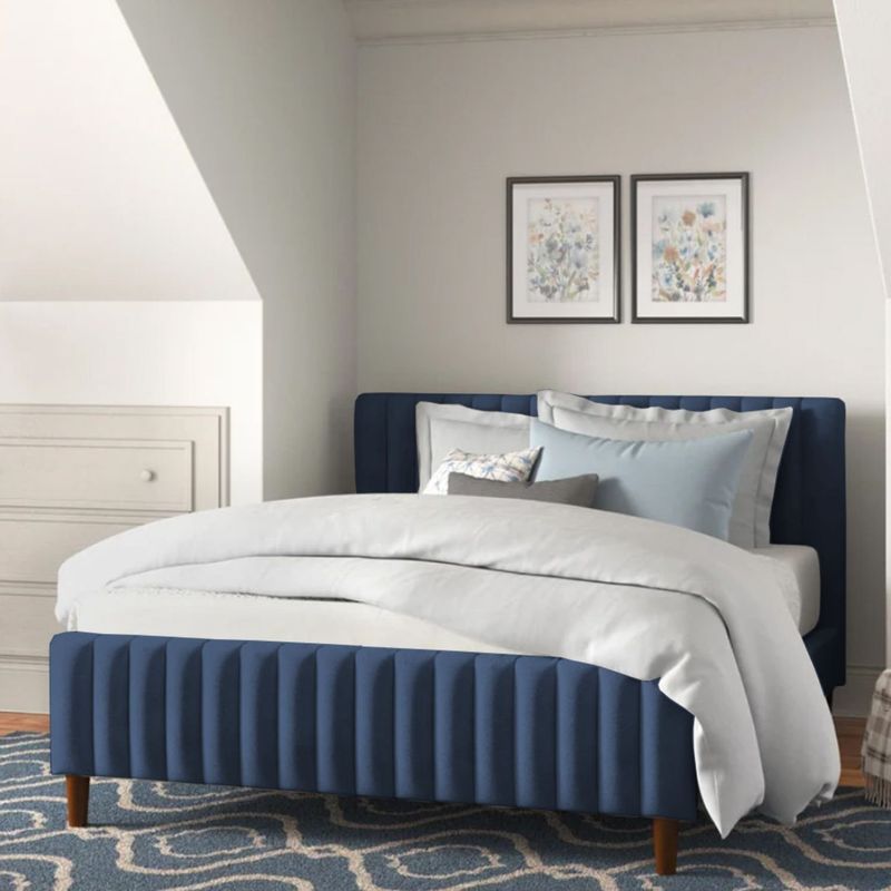EKONOMODO - Colchón con Base Cama  Semidoble Firmeza Media Ortopédico con Pillow Resortado 120 x 190 cm  + Cabecero Combo Ekonomodo  - 0% Interés a 3 Cuotas Pagando con tu CMR Banco Falabella