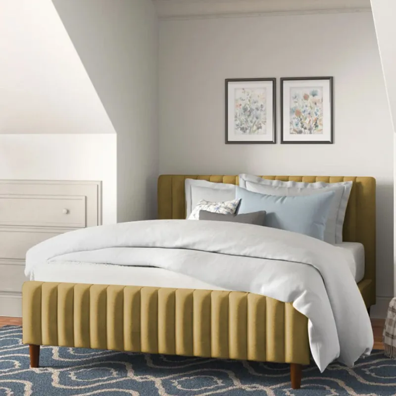 EKONOMODO - Colchón con Base Cama  Queen Firmeza Media Ortopédico con Pillow Resortado 160 x 190  + Cabecero Combo Ekonomodo 