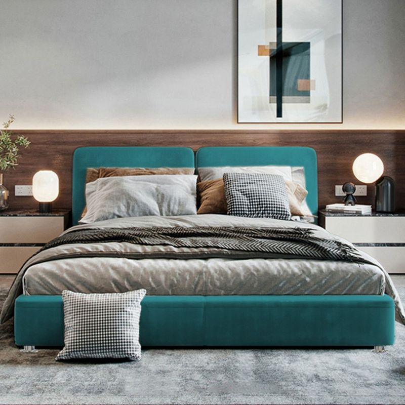 EKONOMODO - Colchón con Base Cama  Queen Firmeza Media Ortopédico Doble Cara Resortado 160 x 190  + Cabecero Combo Ekonomodo  - 0% Interés a 3 Cuotas Pagando con tu CMR Banco Falabella