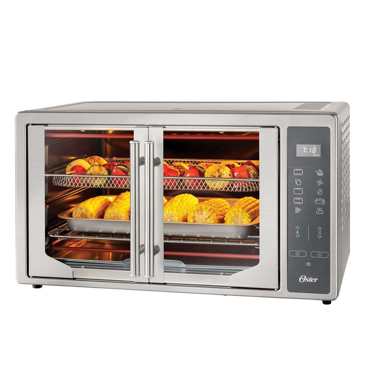 OSTER - Horno Eléctrico Oster 42 Lt | 10 Programas | 1700W |  Panel Digital 