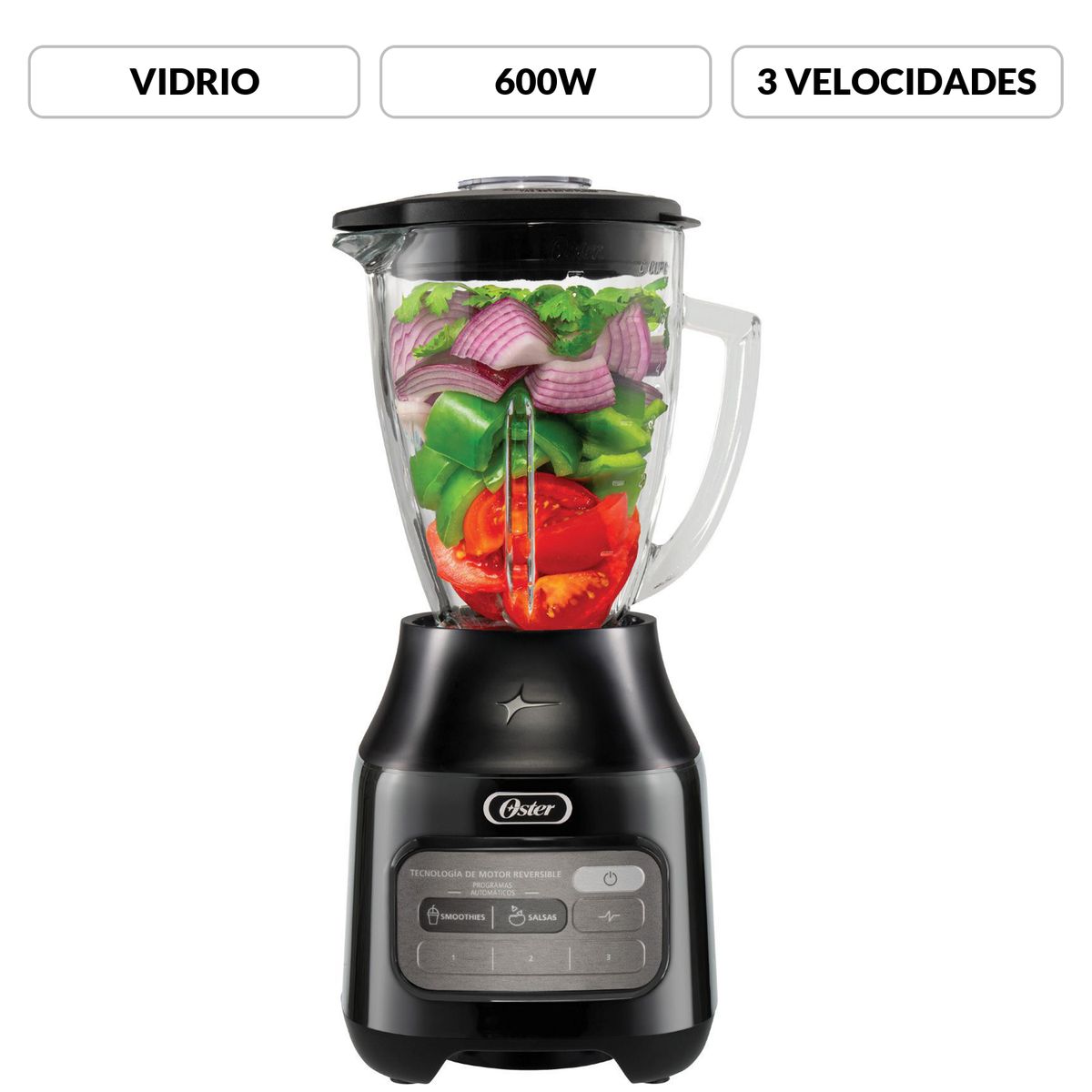 OSTER - Licuadora Oster 600 W 3 velocidades