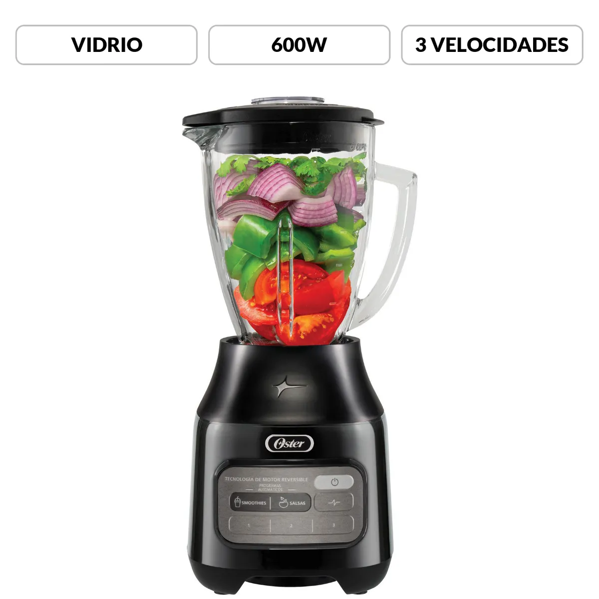 OSTER - Licuadora Oster 600 W 3 velocidades