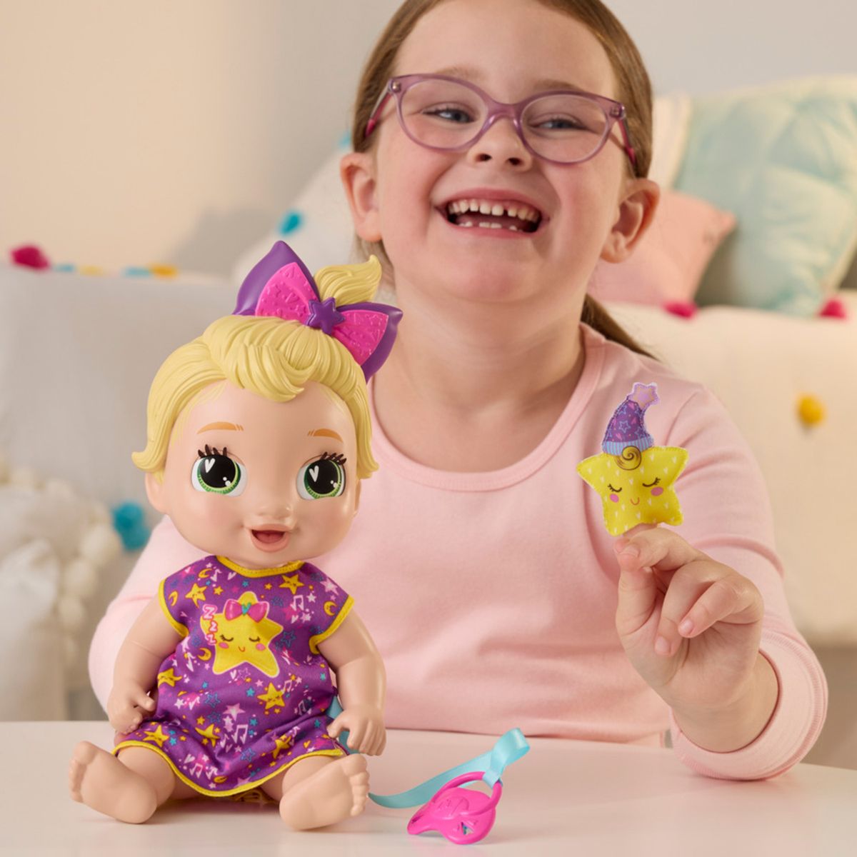 BABY ALIVE - Muñeca Baby Alive: Felices Sueños LaLa GooGoo Cabello Rubio