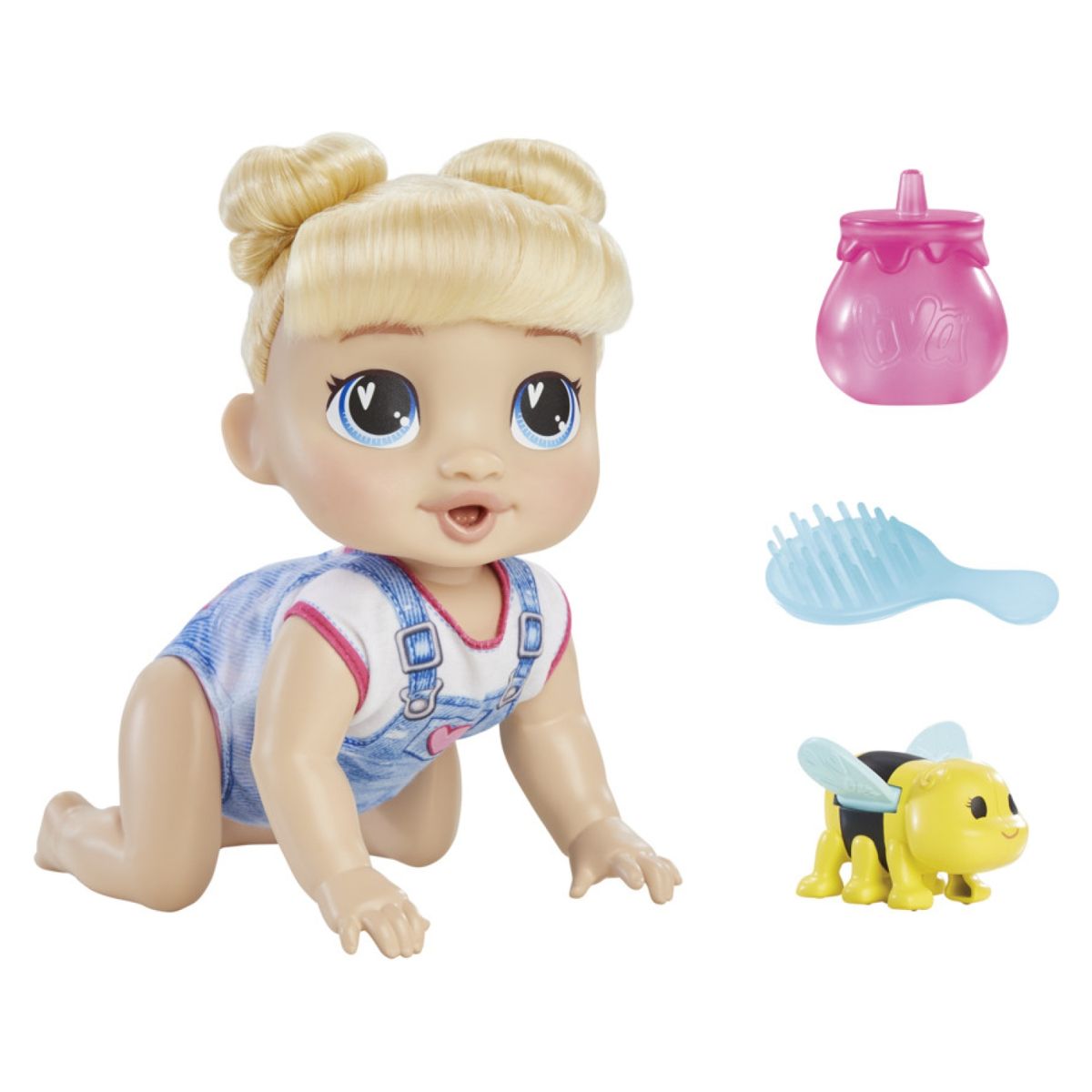BABY ALIVE - Muñeca Baby Alive Gatea y juega Harper Hugs