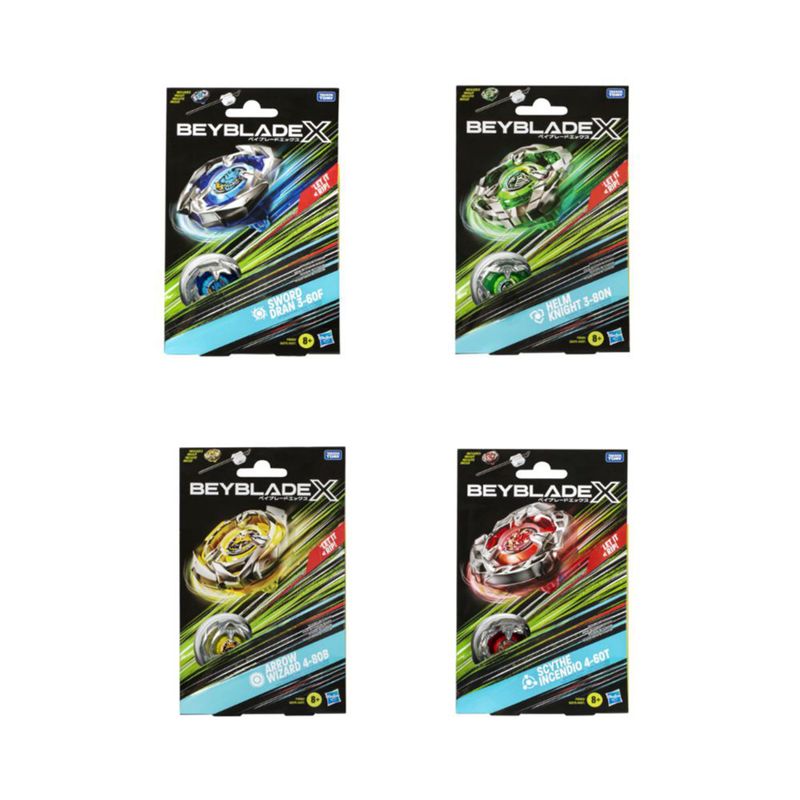 BEYBLADE - Trompo Beyblade: X Burst QuadStrike Kit inicial Claw Leon 5-60P