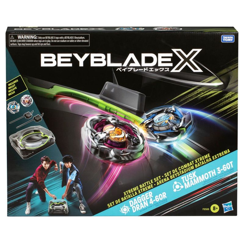 BEYBLADE -  Trompo Beyblade X Beystadium Set Batalla Xtreme 