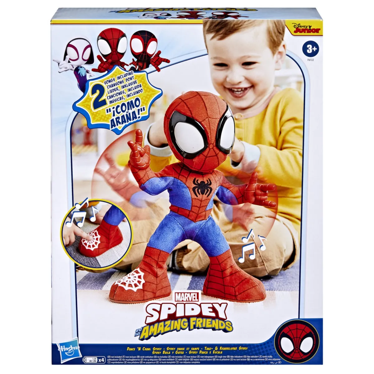 MARVEL - Figura de Acción Spidey And Friends Dance 'N Crawl Spidey. 0% de interés a 3, 6  o 12 cuotas pagando con tu CMR