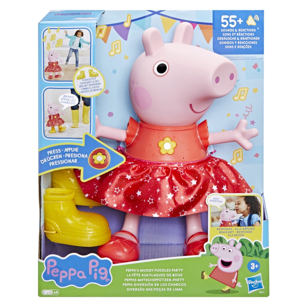 PEPPA PIG - Muñeca Peppa Pig Peppa Diversión En Los Charcos