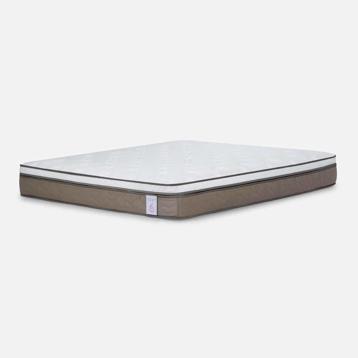 COLCHONES ROSEN - Colchón King Firmeza Media Ortopédico con Pillow Resortado Pocket New Style 200 x 200 cm Colchones Rosen
