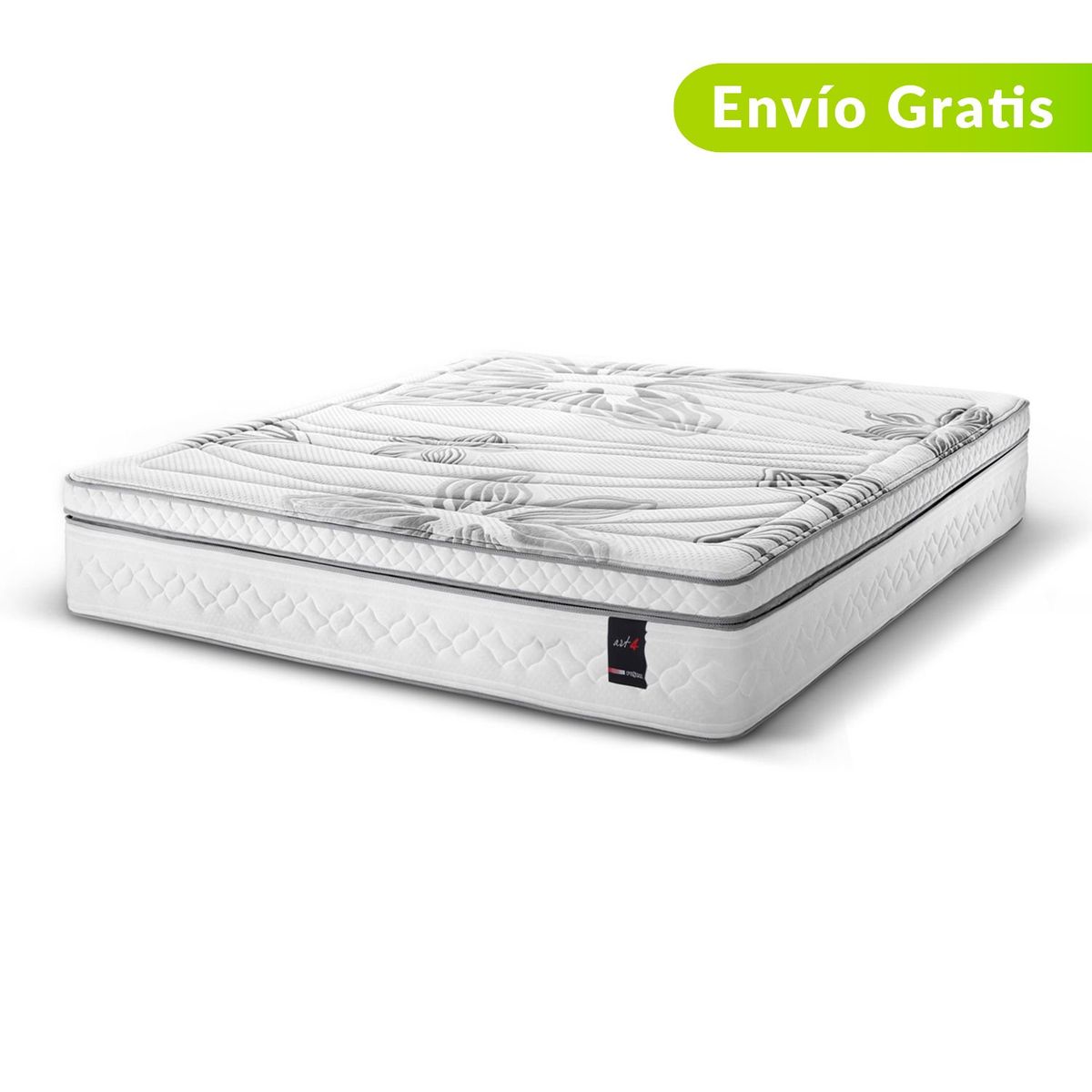 COLCHONES ROSEN - Colchón King Firme Resortado Pocket ART 4 200 x 200 cm Colchón Rosen