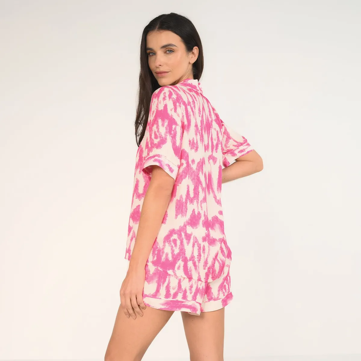 BASEMENT - Conjunto de pijama con short Mujer Corto Basement