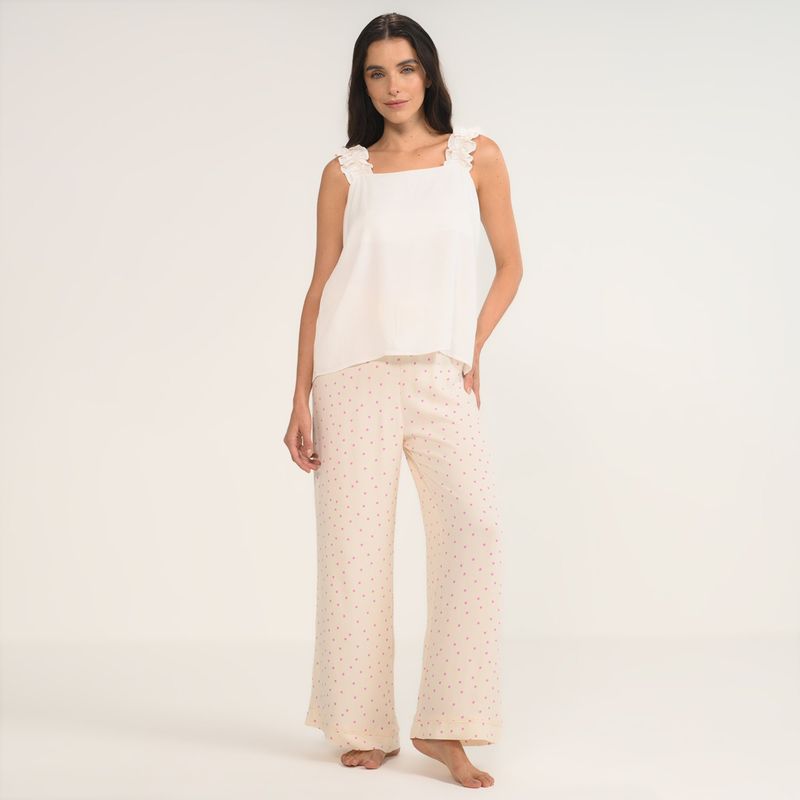 BASEMENT - Conjunto de pijama con pantalón Mujer Largo Sin mangas Basement