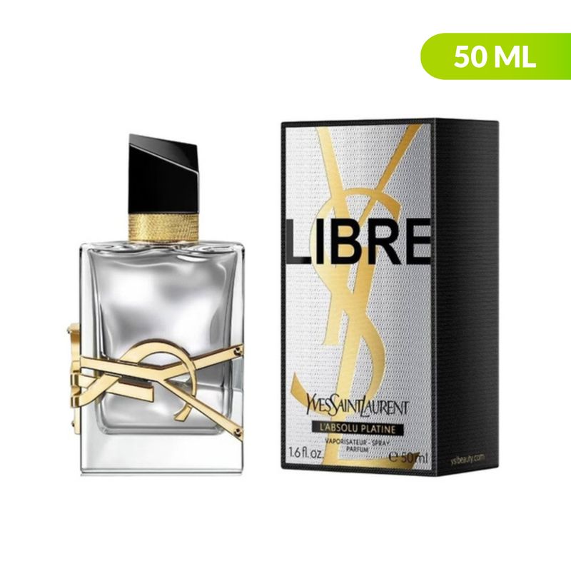  - Perfume de Mujer YSL Libre Absolu Platine Parfum Pack 50 ml EDP