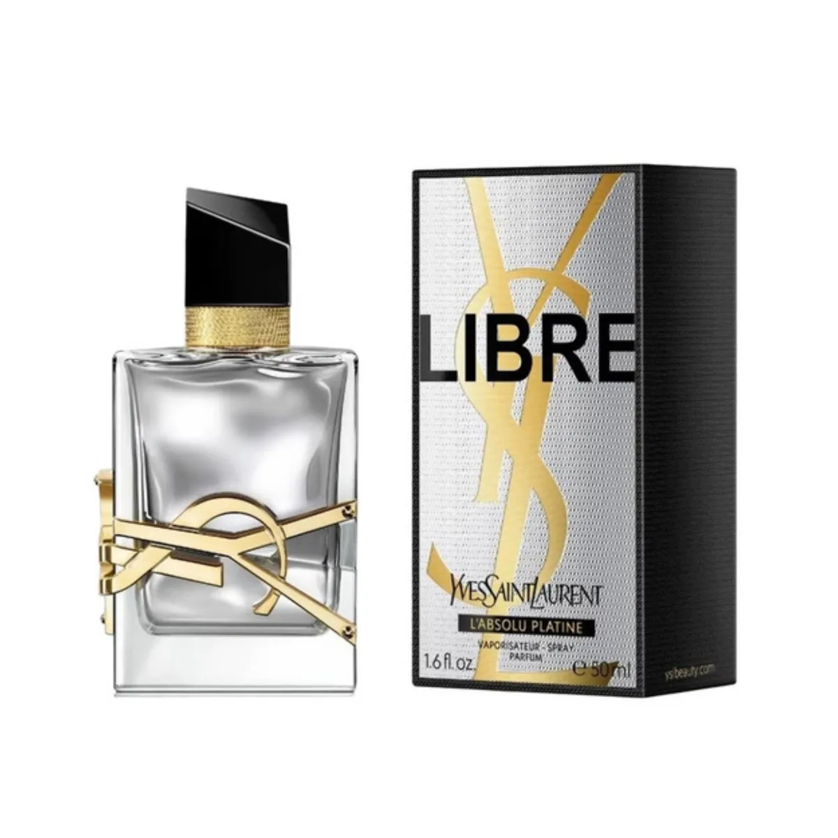 YVES SAINT LAURENT - Perfume Mujer YSL Libre Absolu Platine Parfum Pack 50 ml Eau de parfum 