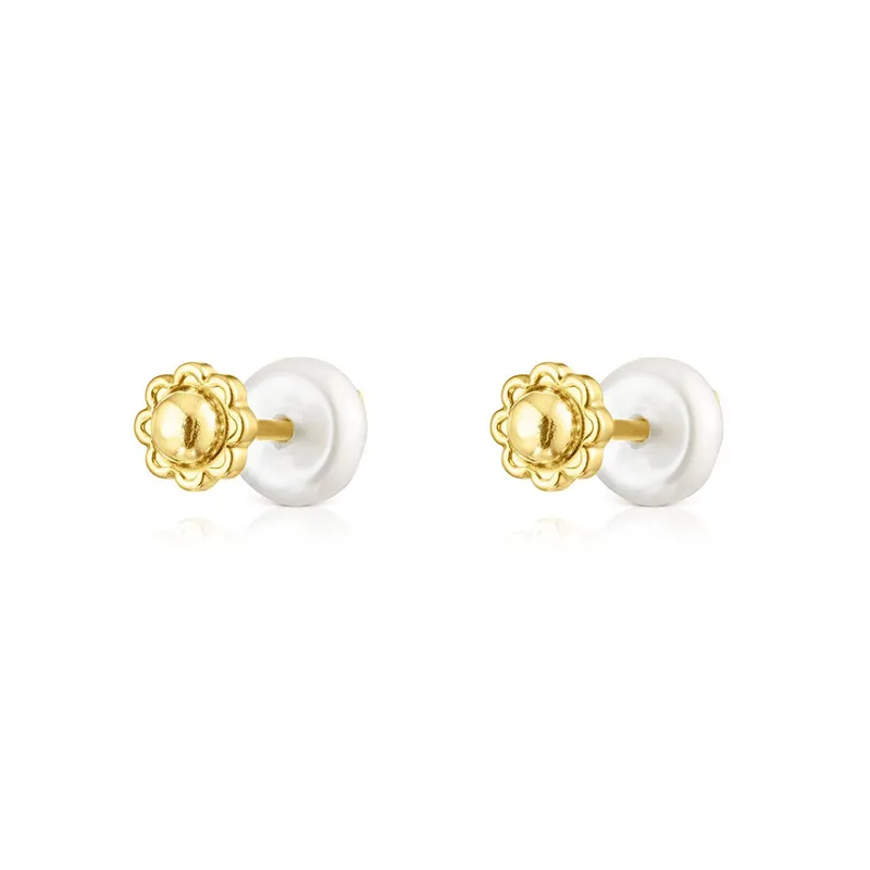 Tous Bear Pendientes De Oro Tous Bebe Gold TOUS Bear Earrings With