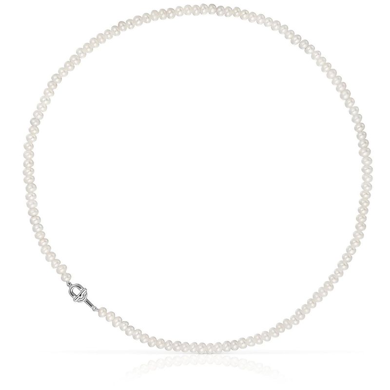 TOUS - Collar de plata y perlas cultivadas TOUS MANIFESTO