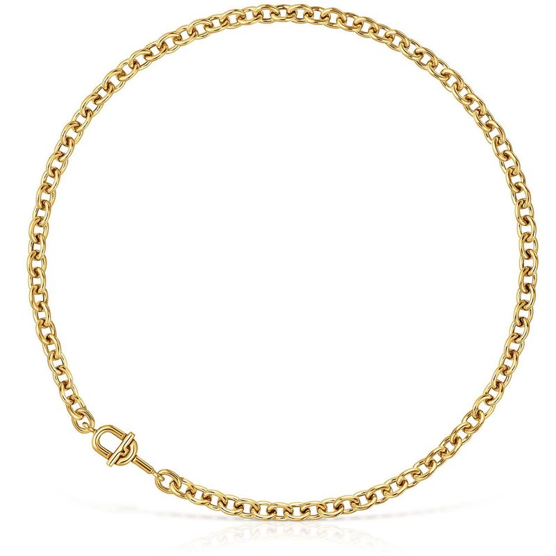 TOUS - Gargantilla cadena con baño de oro 18 kt sobre plata TOUS MANIFESTO