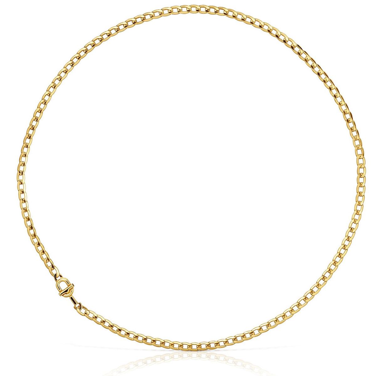 TOUS - Gargantilla barbada con baño de oro 18 kt sobre plata TOUS MANIFESTO