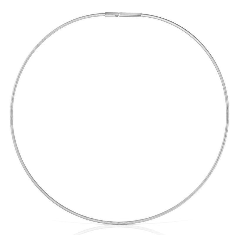 TOUS - Collar de acero 2 mm Mesh Tube
