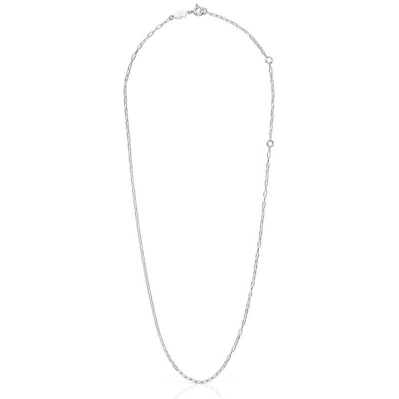 TOUS - Gargantilla de plata con anillas ovales 50 cm TOUS Basics
