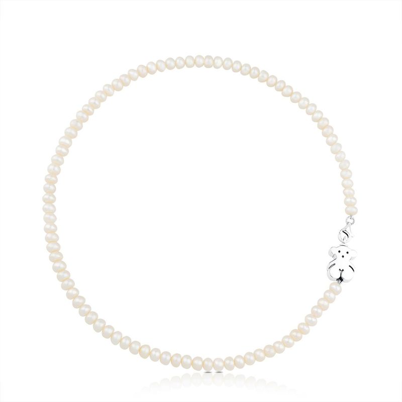 TOUS - Collar de perlas y plata Sweet Dolls