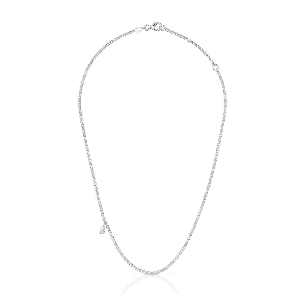 TOUS - Collar corto de plata con anillas redondas Bold Bear