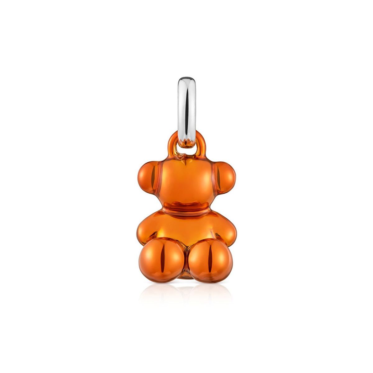 TOUS - Colgante oso pequeño de acero en color naranja Bold Bear