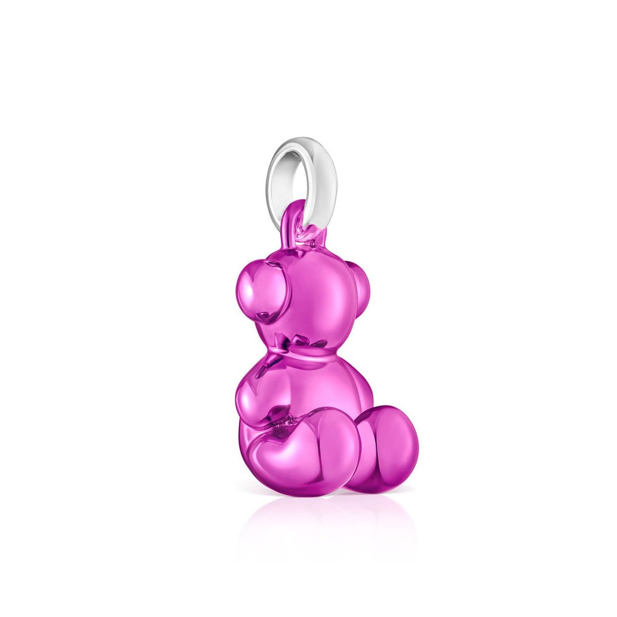 TOUS - Colgante oso de acero en color rosa Bold Bear