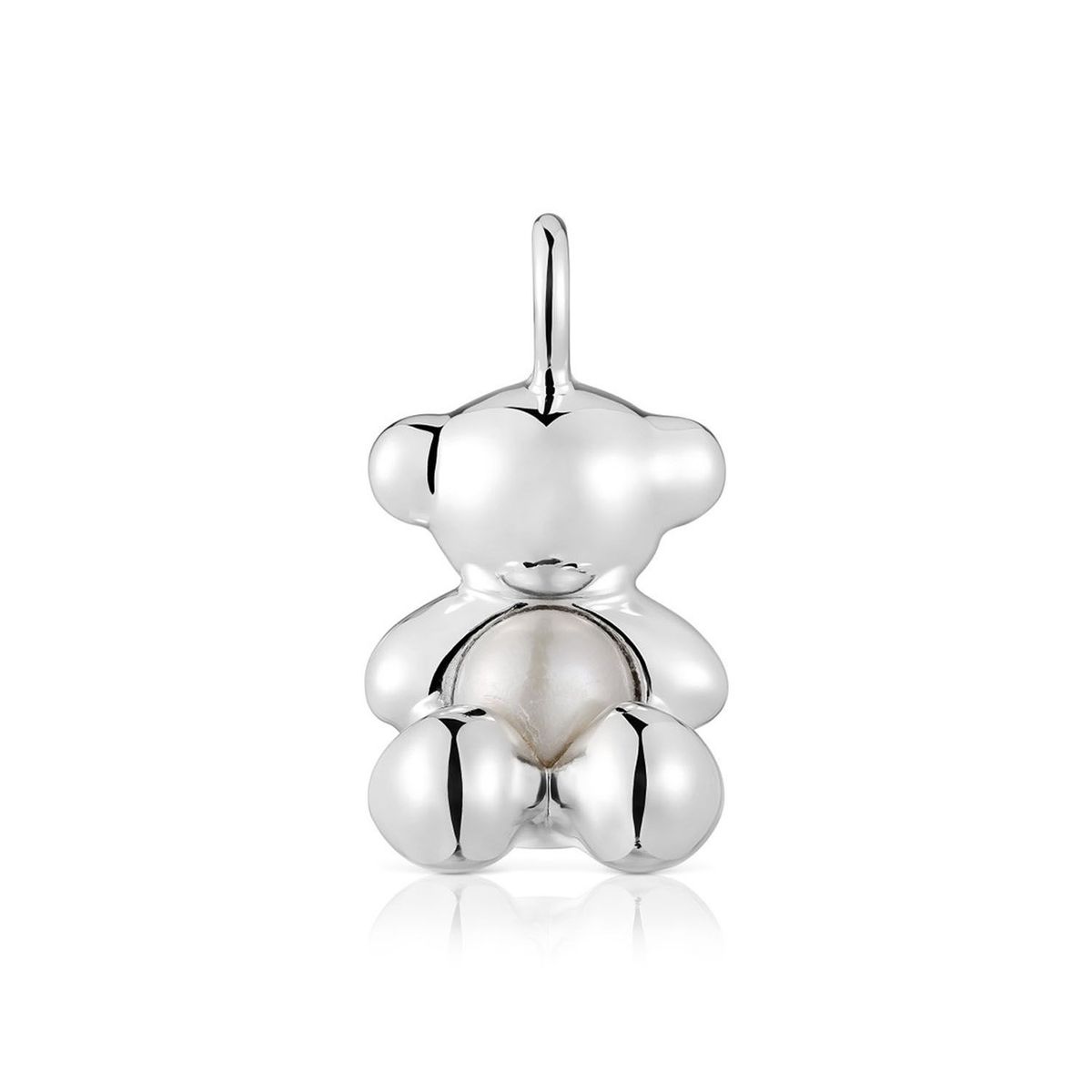 TOUS - Colgante oso mediano de plata y perla cultivada Bold Bear