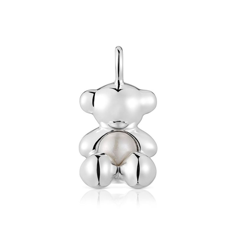 TOUS - Colgante oso mediano de plata y perla cultivada Bold Bear