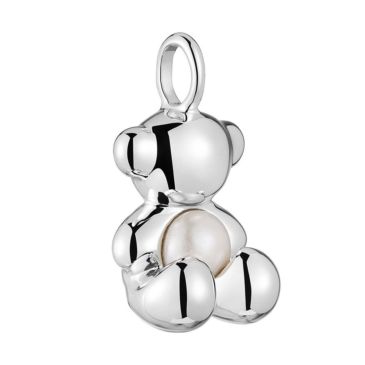 TOUS - Colgante oso mediano de plata y perla cultivada Bold Bear