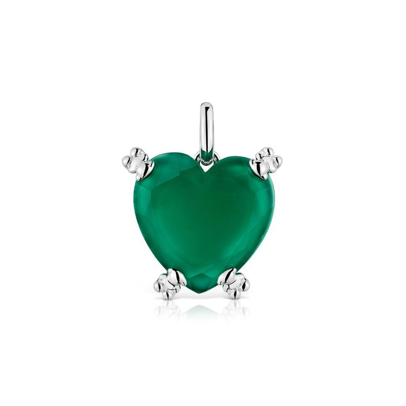 TOUS - Colgante corazón de plata y calcedonia tratada Color Pills
