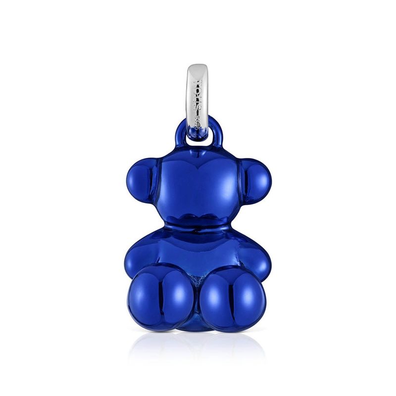 TOUS - Colgante oso mediano de acero en color azul marino Bold Bear