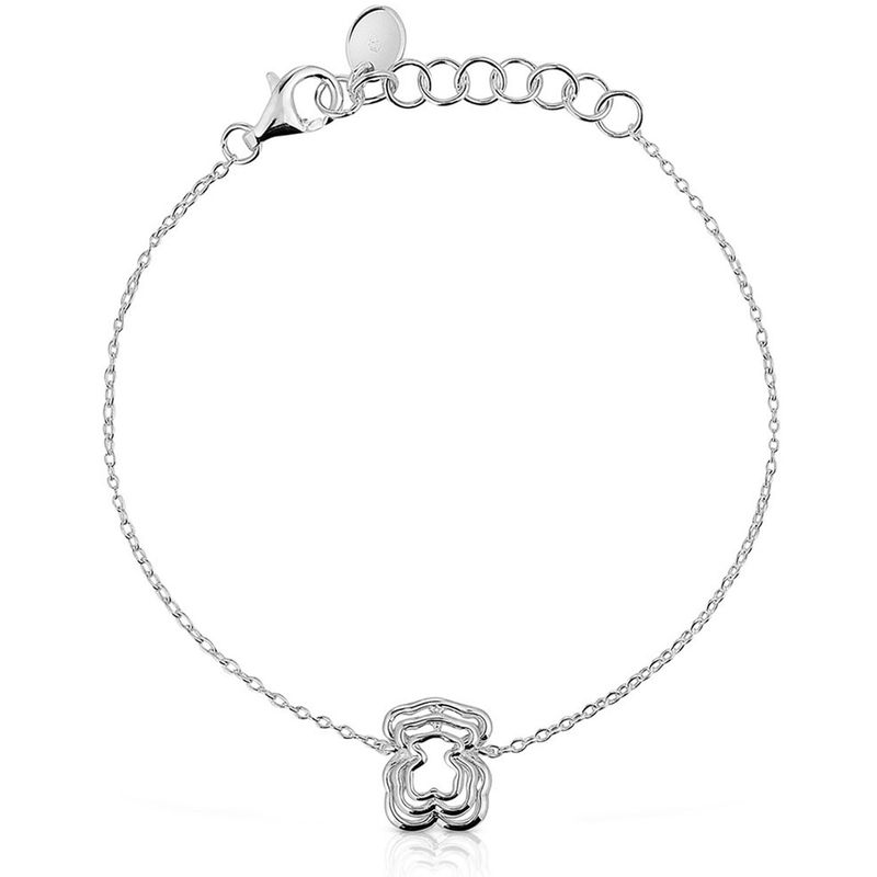 TOUS - Pulsera triple oso de plata Bickie