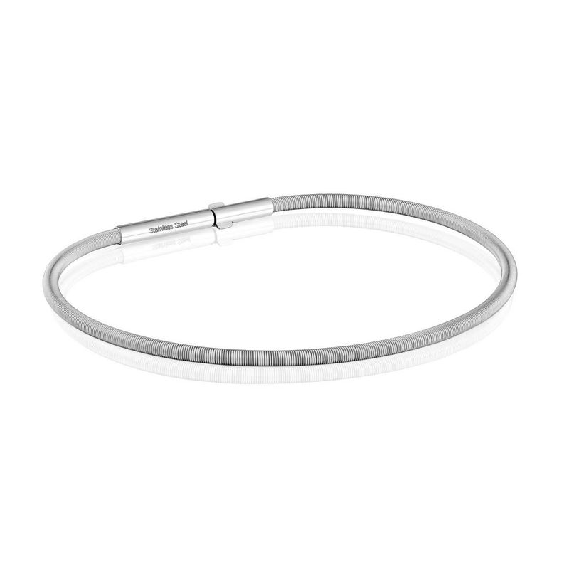 TOUS - Pulsera de acero 17 cm Mesh Tube