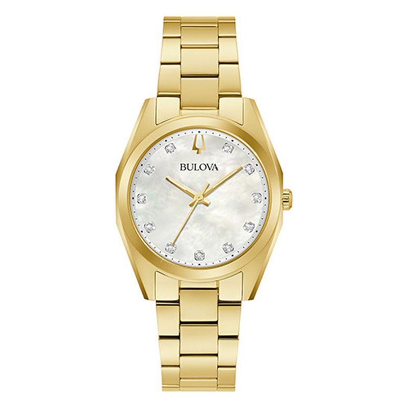 BULOVA - Reloj Bulova Mujer SURVEYOR. Reloj Acero inoxidable Dorado 97P172