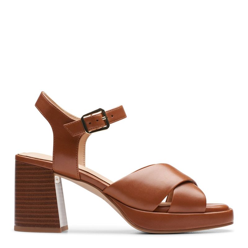 CLARKS - Sandalias Clarks para Mujer con tacón Medio Ritzy75 Rae