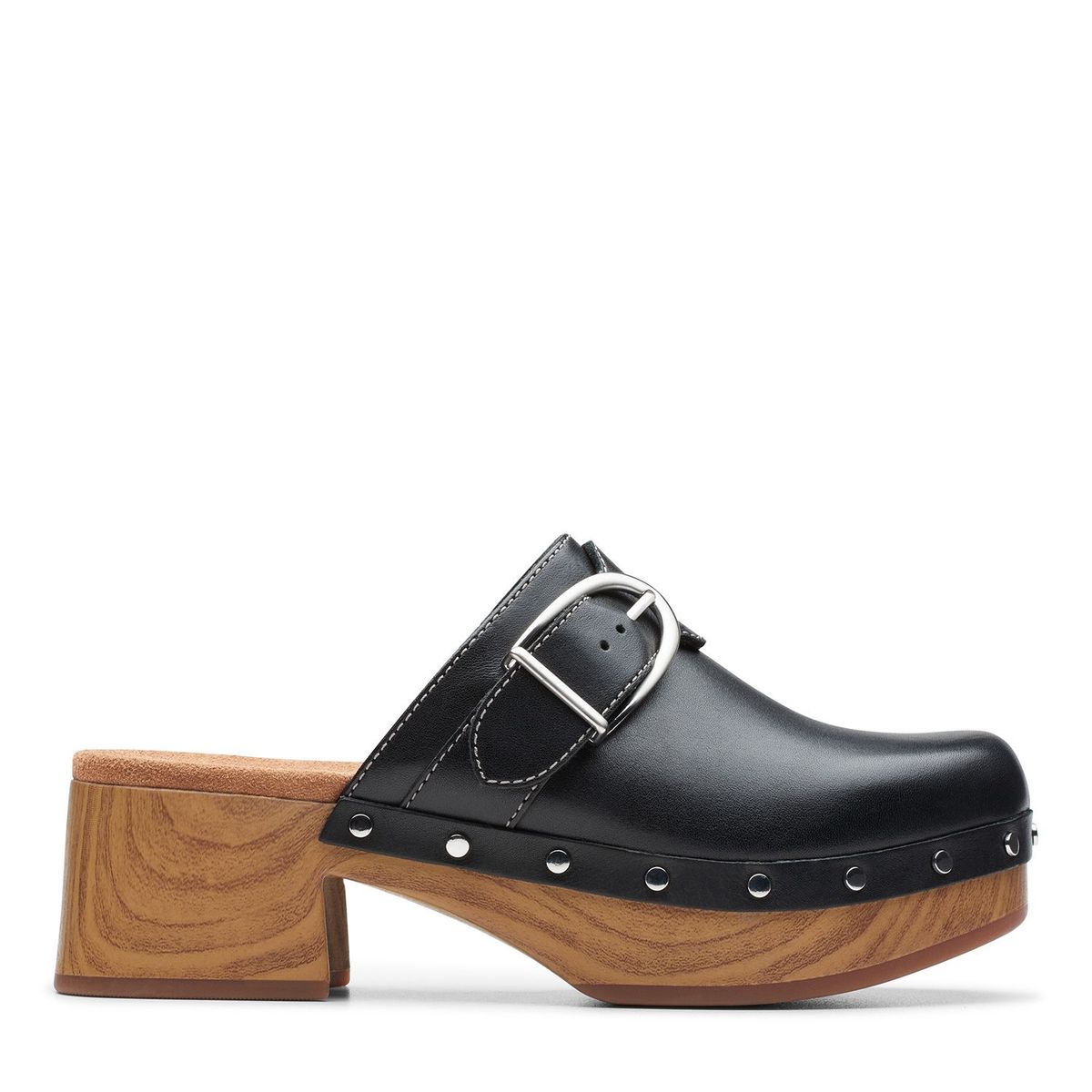 CLARKS - Suecos para Mujer Clarks con tacón Medio Sivanne Sun | Zapatos Clarks Slip On moda Mujer